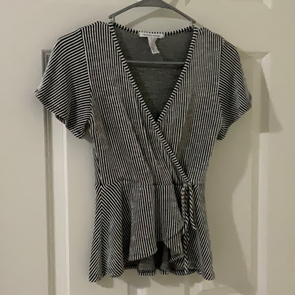Black and white top